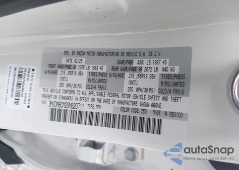 2025 Mazda Cx-30 Preferred from USA, damaged, VIN 3MVDMBCM2SM820711